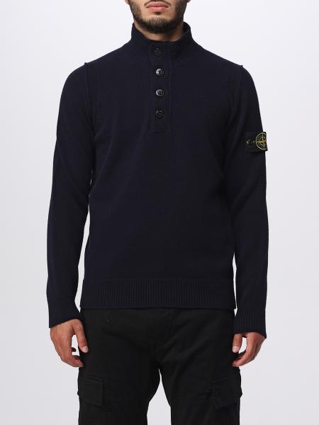 Stone island sale jumper mens black