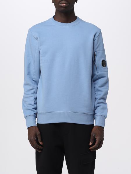 Cp company blue sweatshirt hot sale