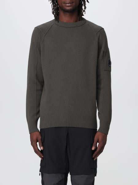 C.P. COMPANY sweater for man Olive