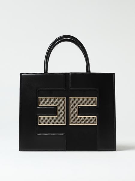ELISABETTA FRANCHI: bag in synthetic leather - Black | Elisabetta ...