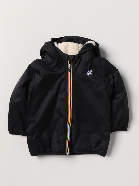 K-WAY: jacket for baby - Black | K-Way jacket K61157W online at