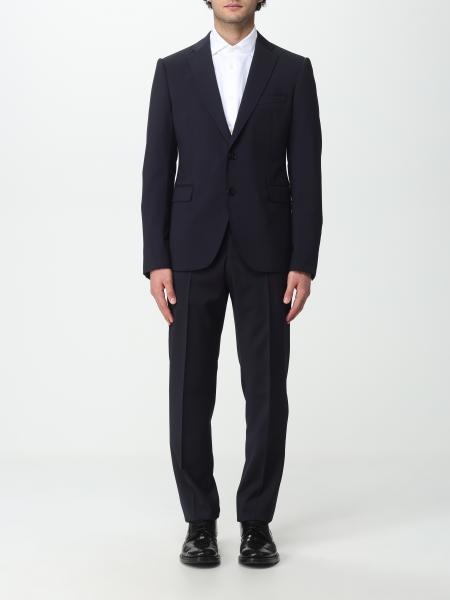 EMPORIO ARMANI: suit for man - Blue | Emporio Armani suit H41VMM01504 ...
