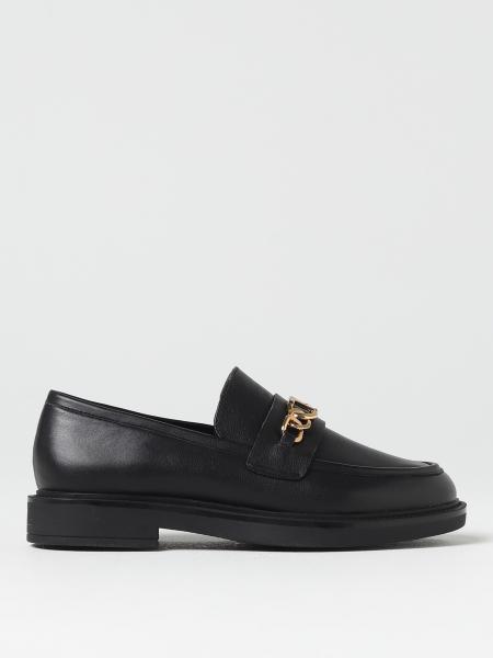 TWINSET: loafers for woman - Black | Twinset loafers 232TCP066 online ...