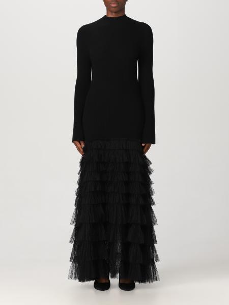 TWINSET: women's dress - Black | Twinset dress 232TP3050 online at ...