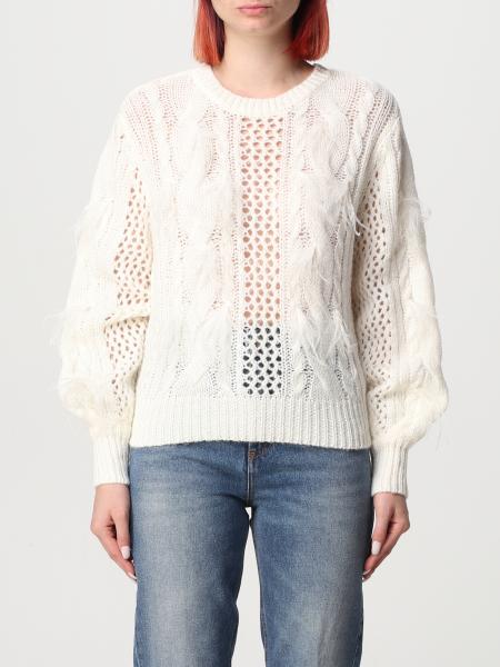 TWINSET: women's sweater - White | Twinset sweater 232TP3510 online at ...