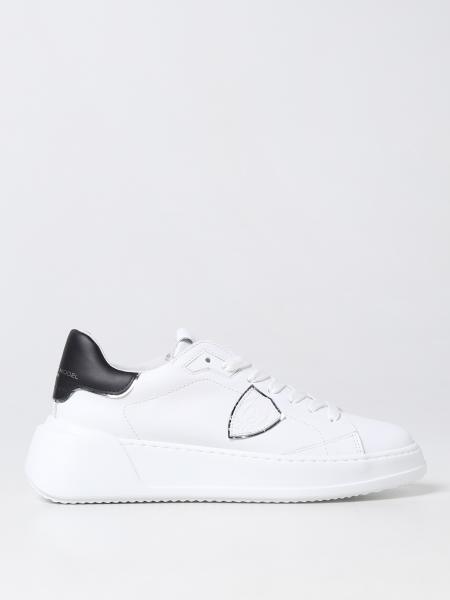 PHILIPPE MODEL: sneakers for woman - White | Philippe Model sneakers ...