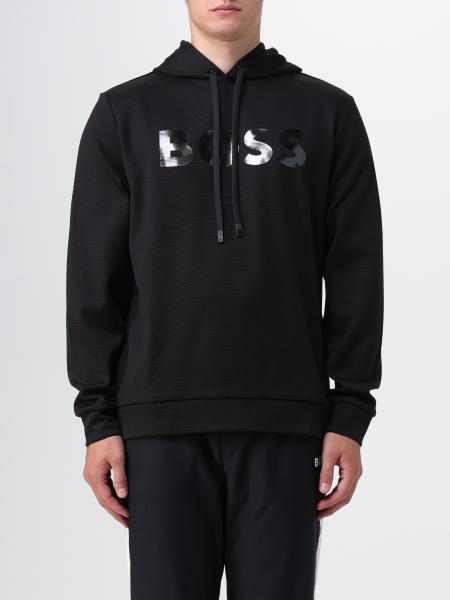 BOSS: sweatshirt for man - Black | Boss sweatshirt 50501222 online at ...