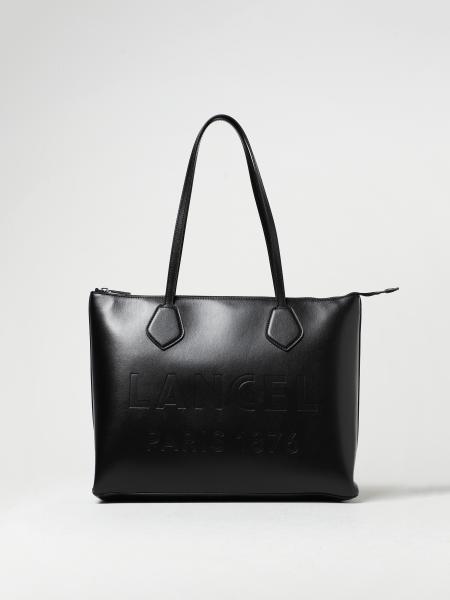 LANCEL: tote bags for woman - Black | Lancel tote bags A12135 online at ...
