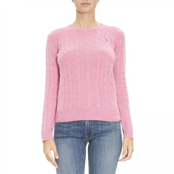 Polo Ralph Lauren Outlet: Sweater women - Pink | Jumper Polo Ralph ...