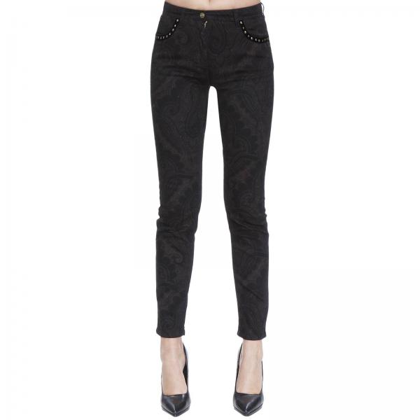 Etro Outlet: Jeans women - Black | Jeans Etro 18566/9176 GIGLIO.COM