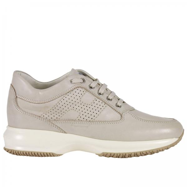 HOGAN: Shoes women - Beige | Sneakers Hogan HXW00N00E30B0T GIGLIO.COM