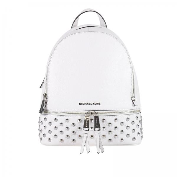 white michael kors backpack