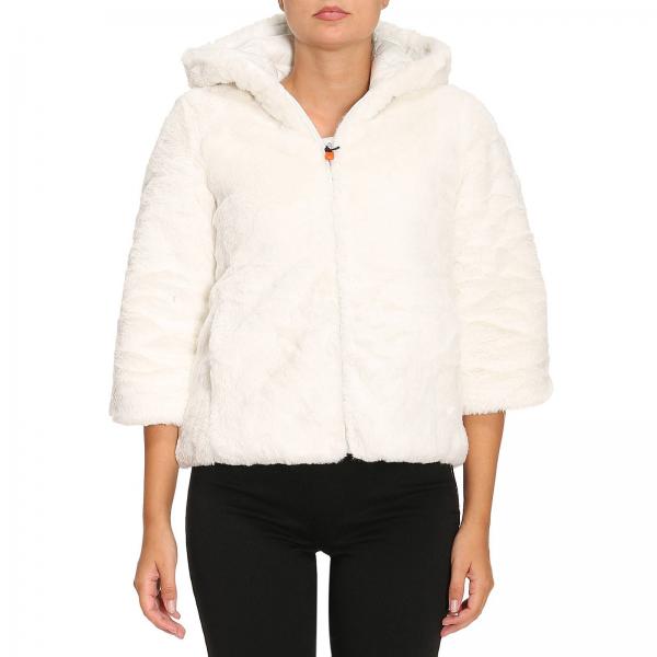 Save The Duck Outlet: Jacket women | Jacket Save The Duck Women White ...
