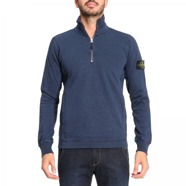 stone island powder blue sweatshirt