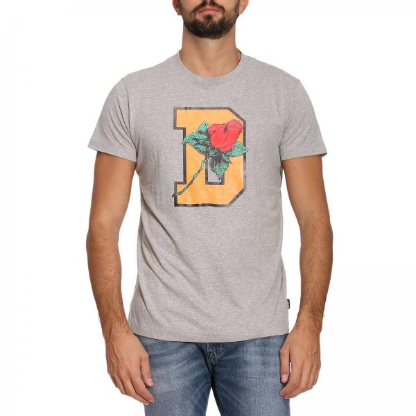 Diesel Outlet: T-shirt men | T-Shirt Diesel Men Grey | T-Shirt Diesel 