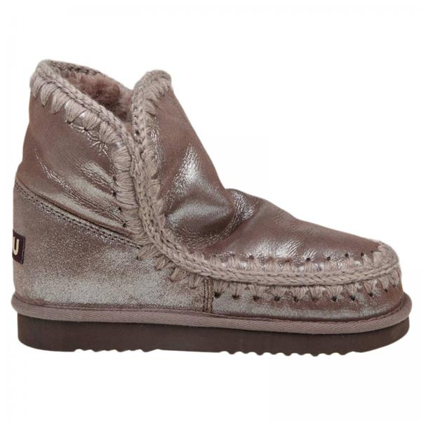 womens brown booties flat