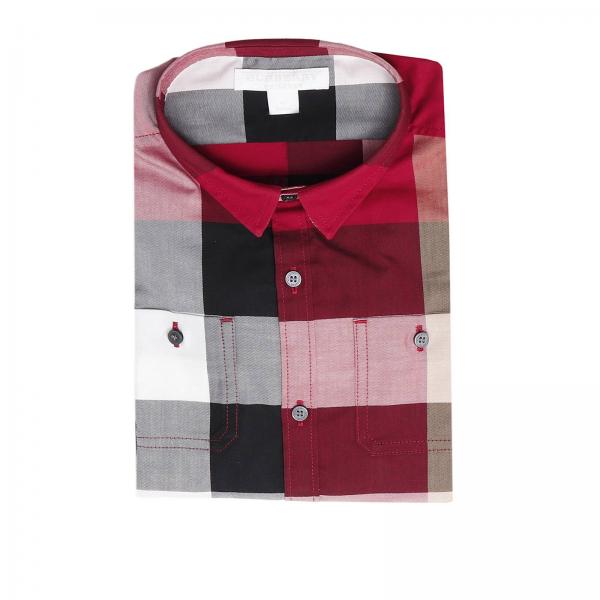 burberry shirt kids red