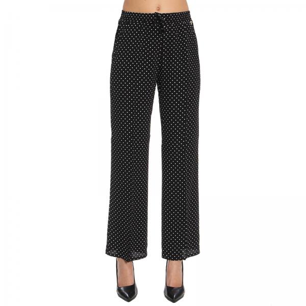Twinset Outlet: Pants women Twin Set - Black | Pants Twinset PS82MQ ...