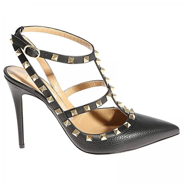 escarpin clouté style valentino