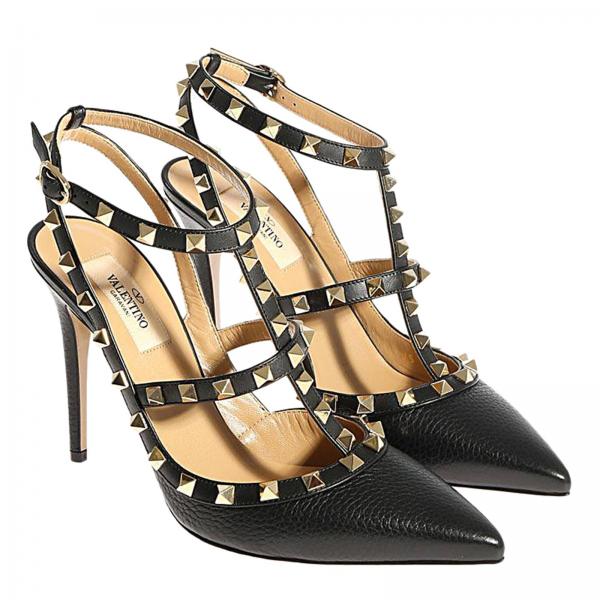 valentino rockstud escarpins