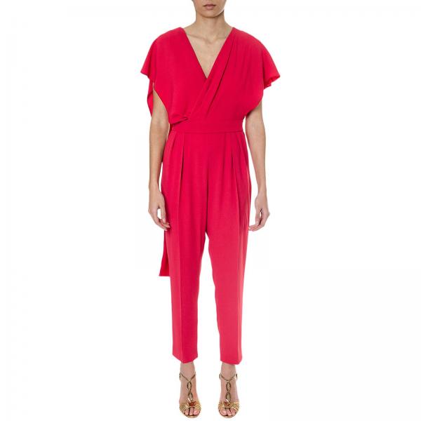 max mara red jumpsuit