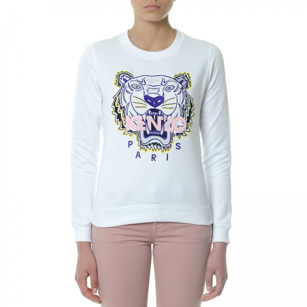 Kenzo Outlet: Sweatshirt women - White | Sweatshirt Kenzo F852SW7054XA ...