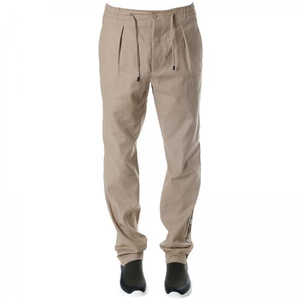 FENDI: Pants men - Beige | Pants Fendi FB0457 A2MI GIGLIO.COM