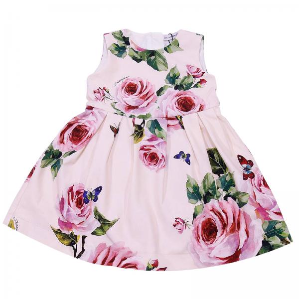 DOLCE & GABBANA: Dress kids | Dress Dolce & Gabbana Kids Multicolor ...