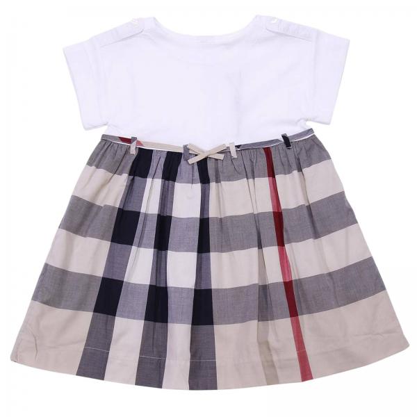 BURBERRY Dress kids White Dress Burberry 4056108