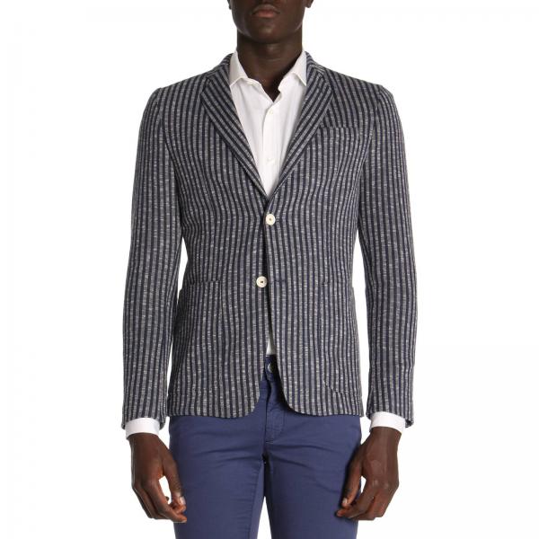 Alessandro Dell'acqua Outlet: blazer for man - Blue | Alessandro Dell ...