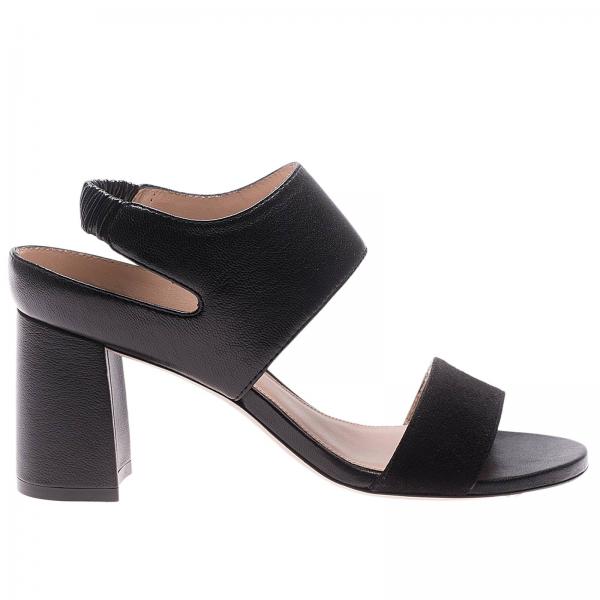 Stuart Weitzman Outlet: heeled sandals for woman - Black | Stuart ...