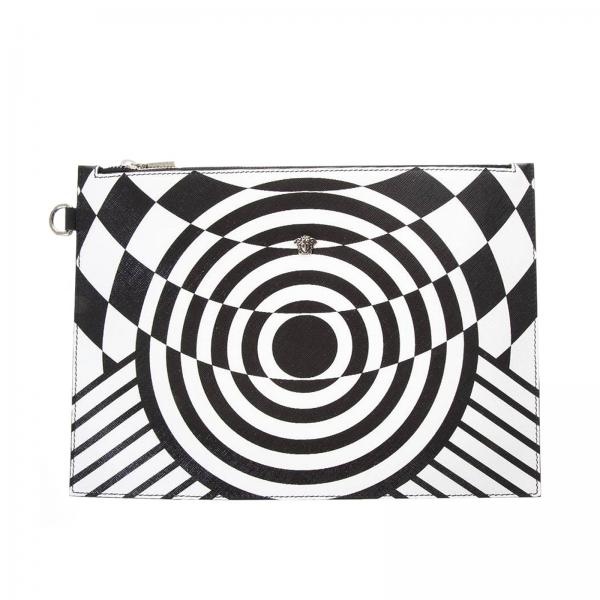 Versace Outlet Pocket square men White Pocket Square Versace