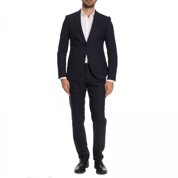 Emporio Armani Outlet: Suit men | Suit Emporio Armani Men Blue | Suit ...