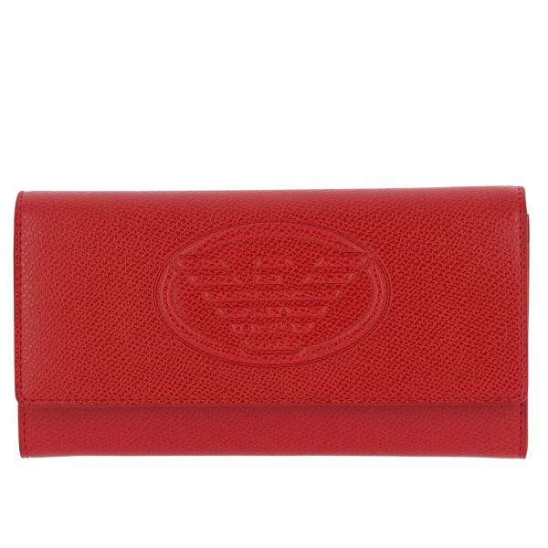 Emporio Armani Outlet Wallet women Red Wallet Emporio Armani Y3H008 YH18A