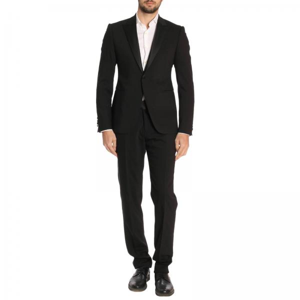 Emporio Armani Outlet: Suit men | Suit Emporio Armani Men Black | Suit ...