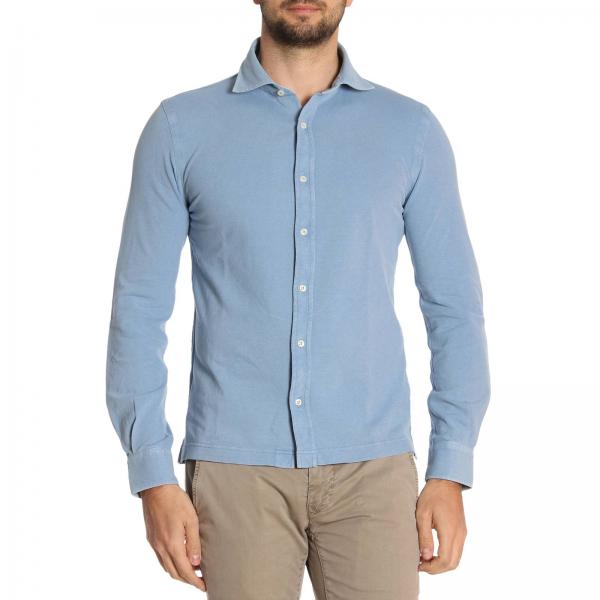 Della Ciana Outlet: Shirt men | Shirt Della Ciana Men Sky Blue | Shirt ...