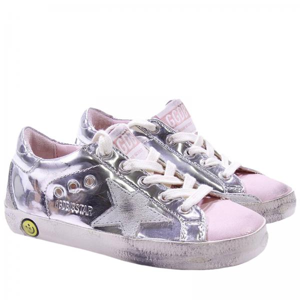 Golden Goose Outlet Shoes kids Shoes Golden Goose Kids Silver