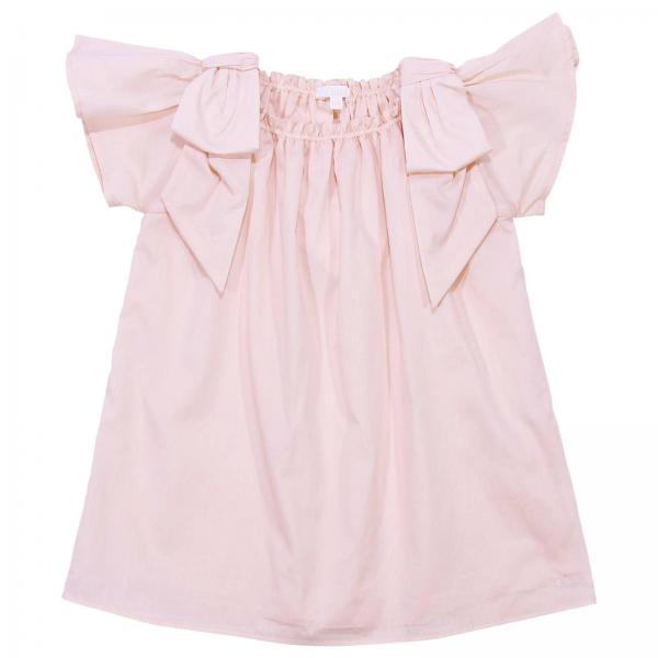 Chloé Outlet: Dress kids ChloÉ | Dress Chloé Kids Pink | Dress Chloé ...