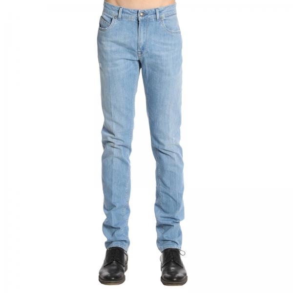 Fay Outlet: jeans for man - Navy | Fay jeans NTM8236194L PNN online on ...