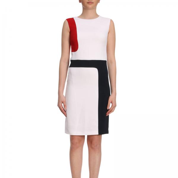 Fay Outlet: dress for woman - White | Fay dress N8WE336559M MHO online ...