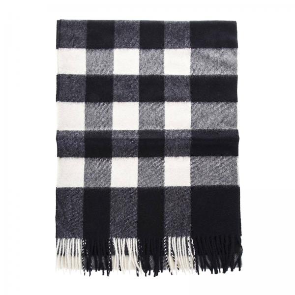 BURBERRY: Scarf men - Black | Scarf Burberry 4031054 GIGLIO.COM