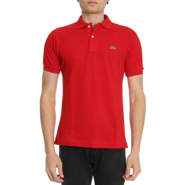 Lacoste Outlet: T-shirt men - Red | T-Shirt Lacoste 1212 GIGLIO.COM