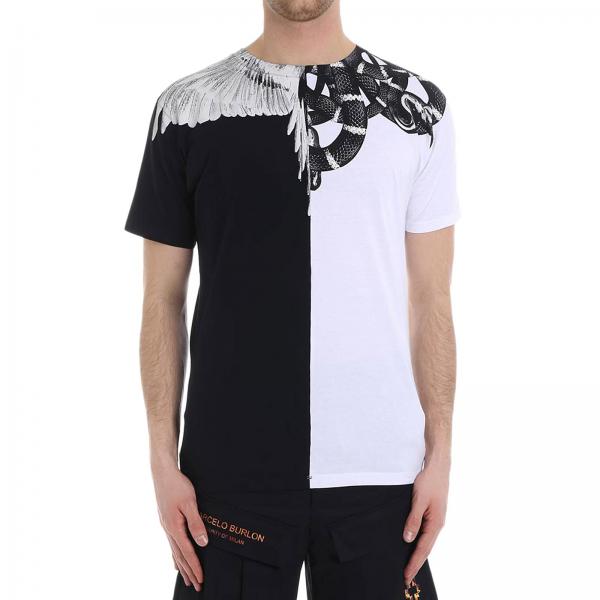 Marcelo Burlon Outlet: T-shirt men - White | T-Shirt Marcelo Burlon ...