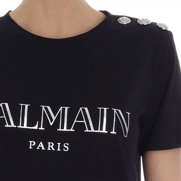 T-shirt women Balmain | T-Shirt Balmain Women Black | T-Shirt Balmain ...
