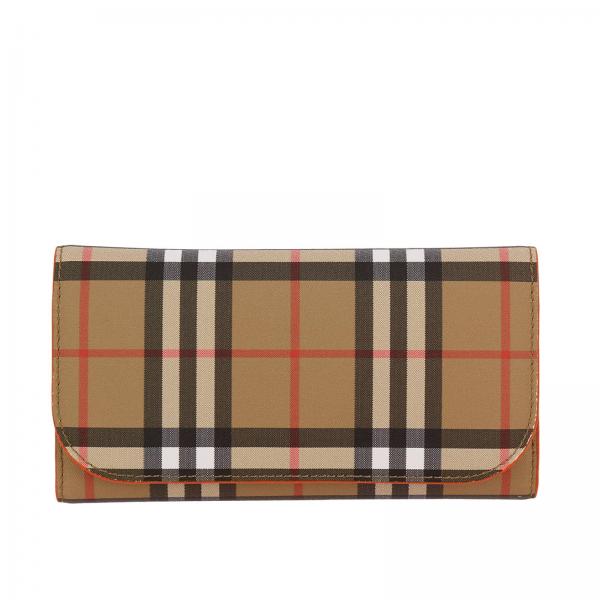 Burberry Outlet: Wallet women - Orange | Wallet Burberry 4073430 GIGLIO.COM