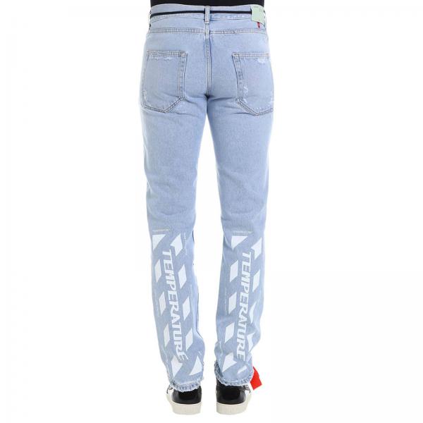 Off White Outlet: Jeans men | Jeans Off White Men Gnawed Blue | Jeans ...