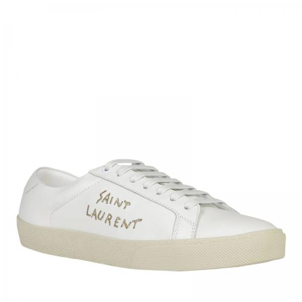 saint laurent women's high top sneakers