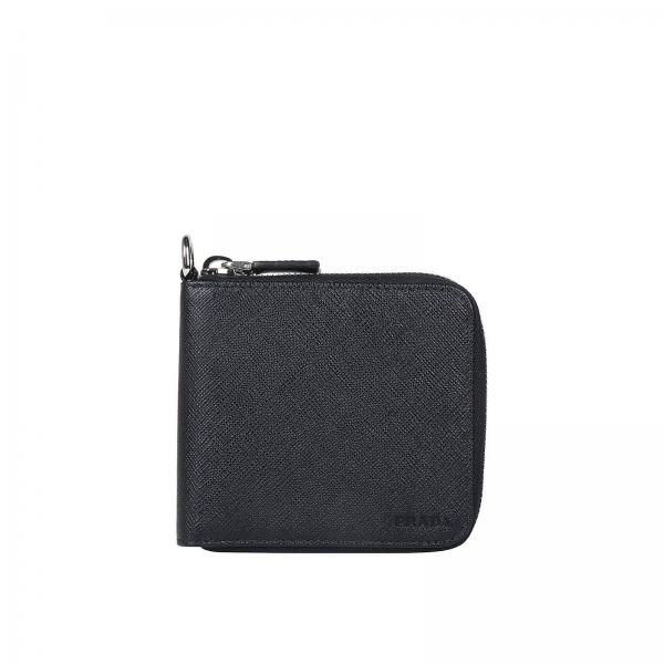 PRADA Wallet men Black Wallet Prada 2ML021 053