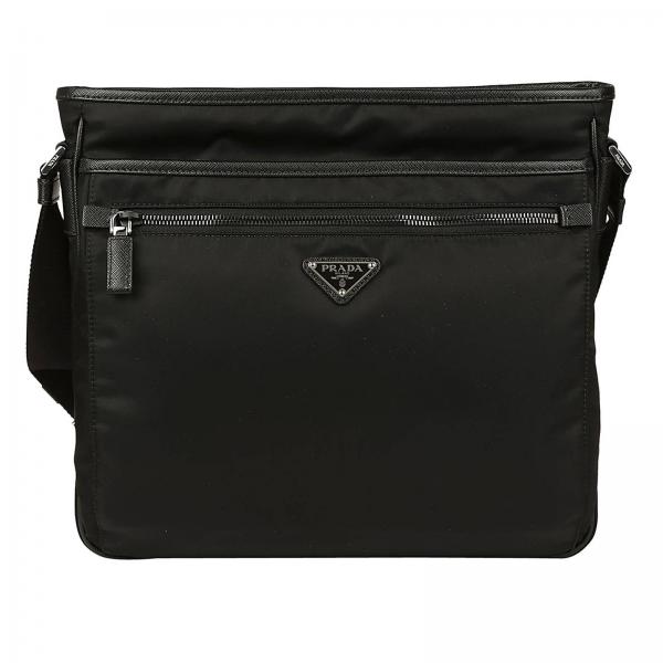 prada pebbled shoulder bag