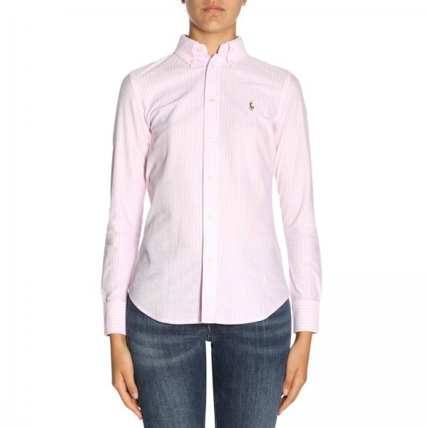 Polo Ralph Lauren Outlet: Shirt women - Pink | Shirt Polo Ralph Lauren ...